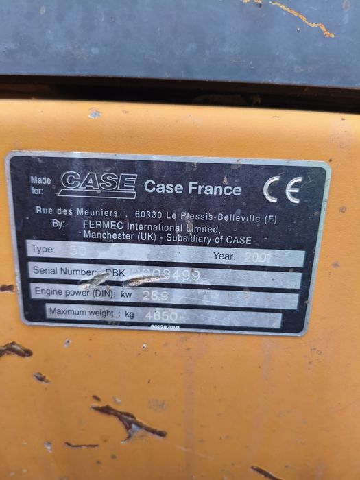 Minikoparka Case maxi 50. 4,6t 2001r