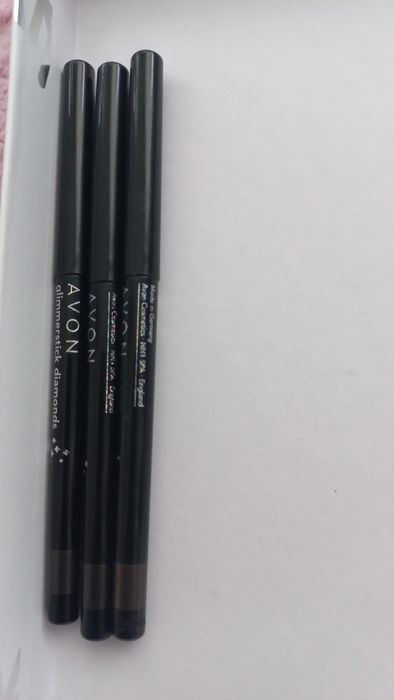 3 kredki do oczu, eye linery