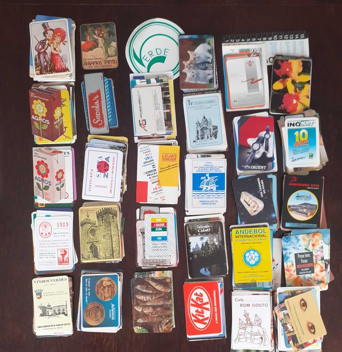 Calendários de bolso