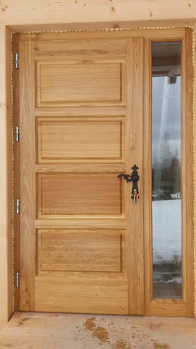 Meble drewniane schody drzwi balustrady