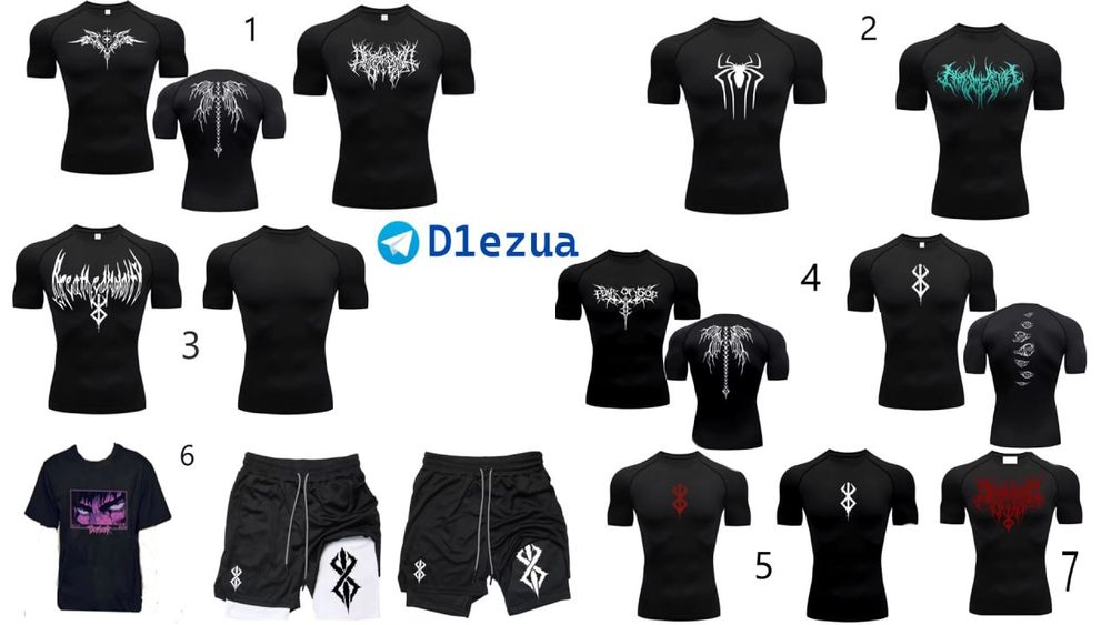 Футболки для залу компресійні