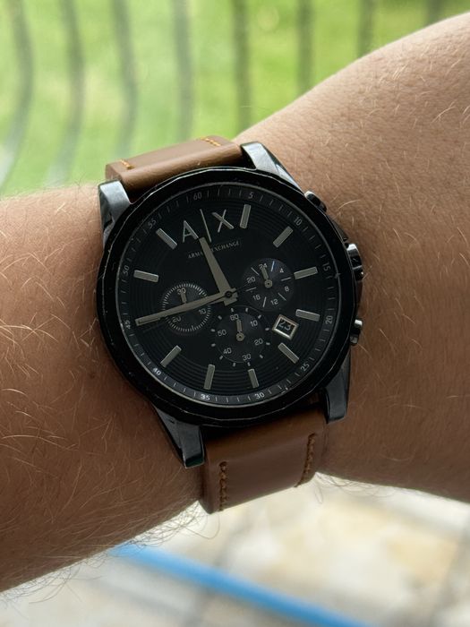 Zegarek meski Armani Exchange oryginal z pudelkiem czarny