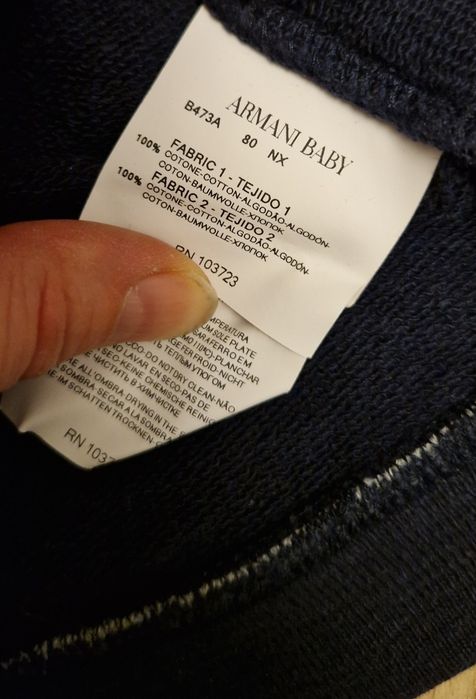 Bluza rozpinany Baby Armani rozmiar 92