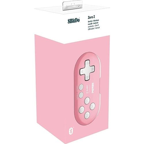 Геймпад 8BitDo Zero 2 Pink (80EK)