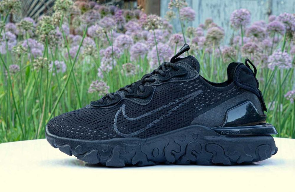 Чоловічі кросівки Nike React Vision "Black 15183" Розміри 40-45