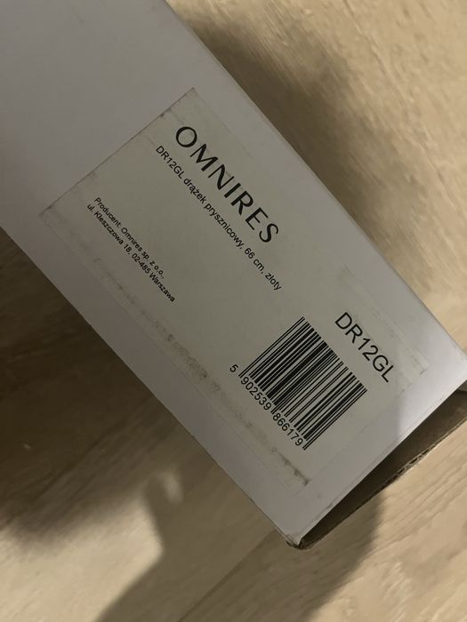 Omnires drążek prysznicowy 66 cm złoty DR12GL