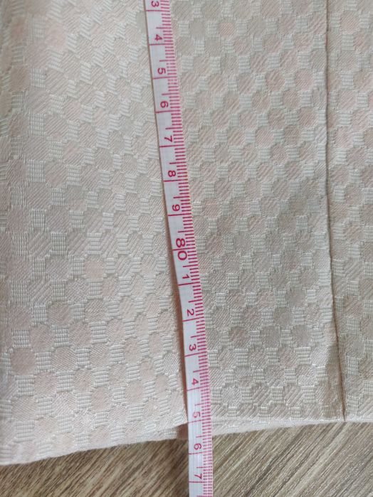 Sukienka z kokardą na plecach pudrowy róż Zofix 38 na wesele