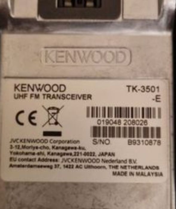 2 pares walkie talkies Kenwood