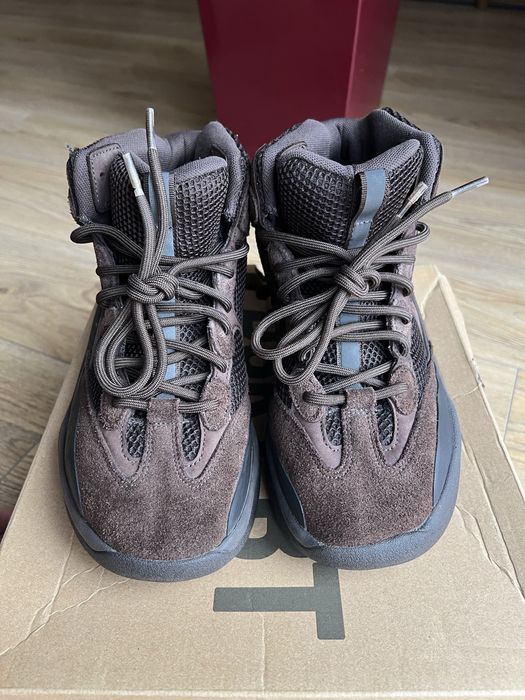 Adidas Yeezy Desert Boot Oil sneakersy wysokie brązowe 42