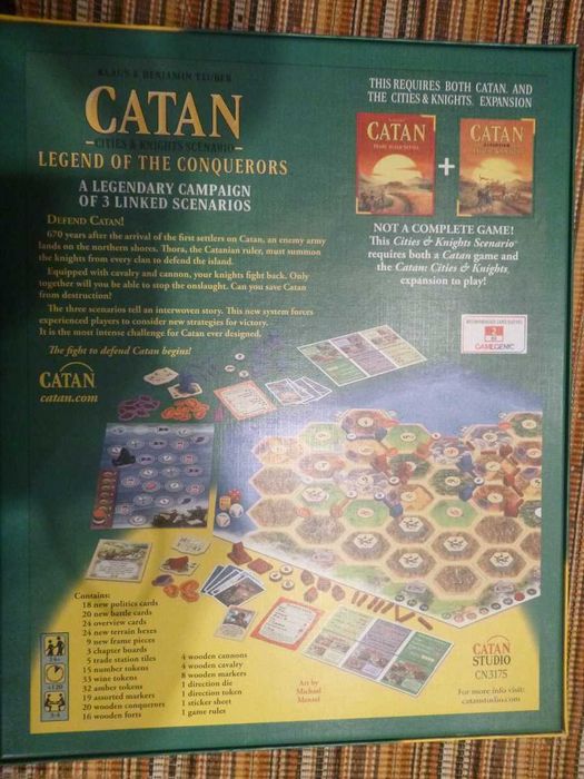 CATAN, Legendy Zdobywców, eng, folia