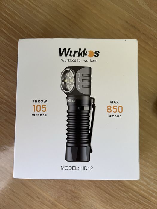 Налобний ліхтар Wurkkos HD12 (новий)