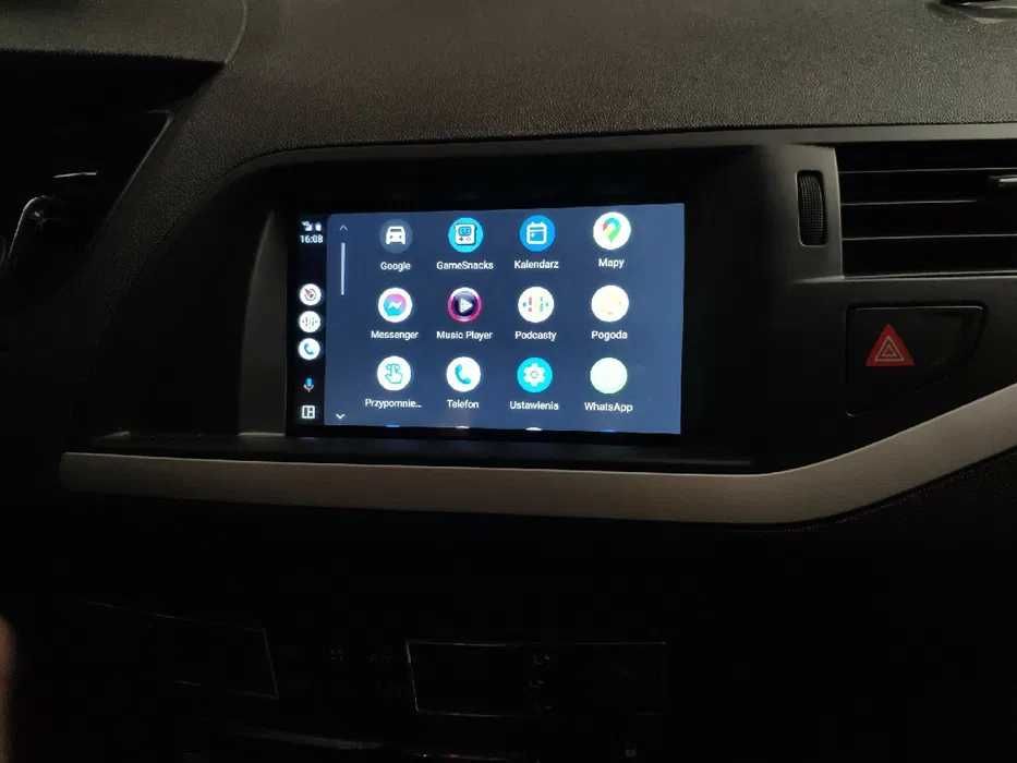 Citroen C5 radio android auto carplay wyświetlacz dotyk navi bluetooth