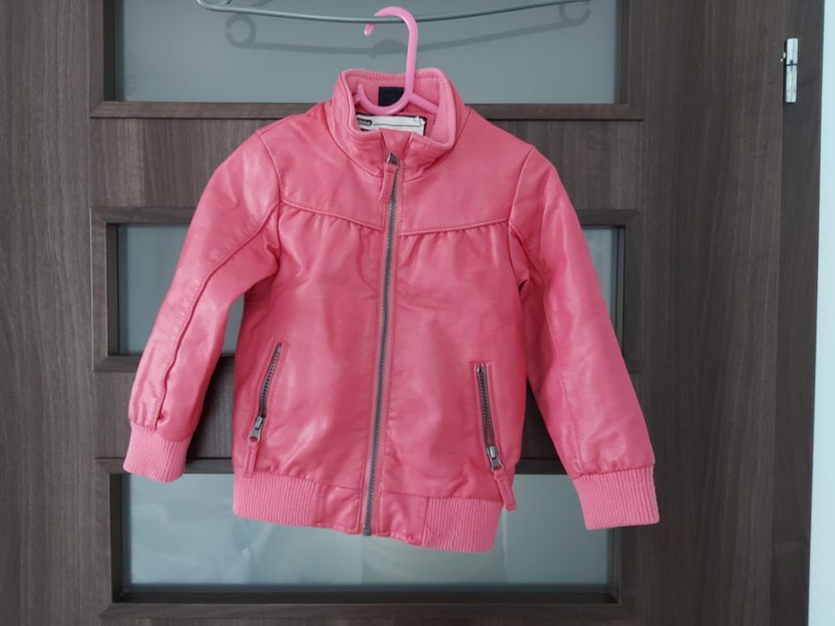 Kurtka dla dziewczynki rozm. 98 ekoskóra