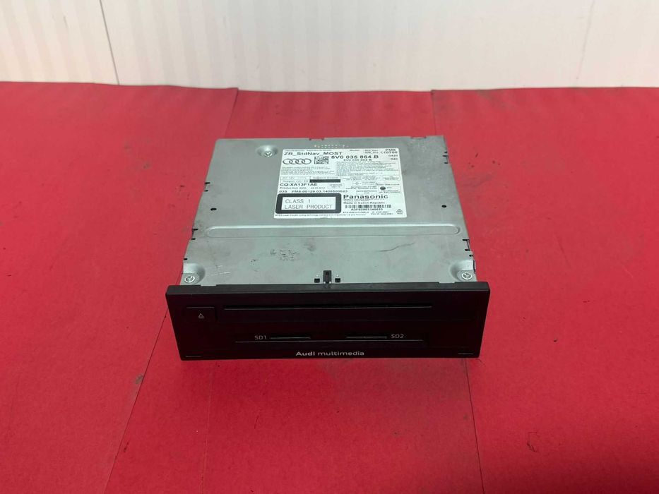 Conjunto Rádio Display GPS DVD CD Audi A3 1.6TDI 8V/8K