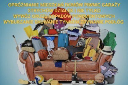 Transport przeprowadzki utylizacja likwidacja mieszkań pianina meble