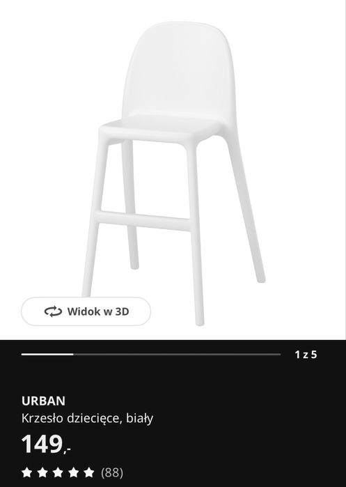 Krzesło dziecięce URBAN
