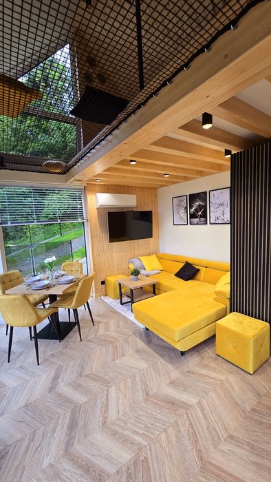 Domki Leśna Enklawa  na Ferie,Sauna,jacuzzi,las,wolne terminy OKAZJA