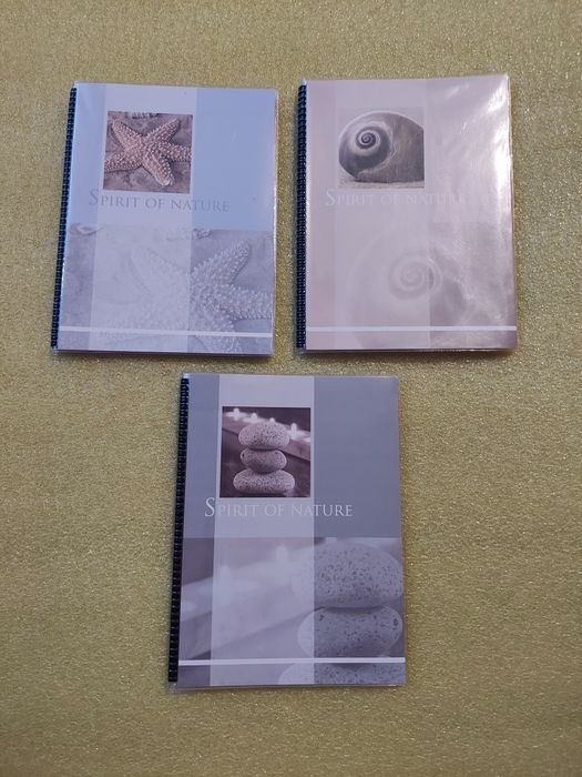 komplet 3 małych albumów na zdjęcia, 3x 20 zdjęć 10x15cm