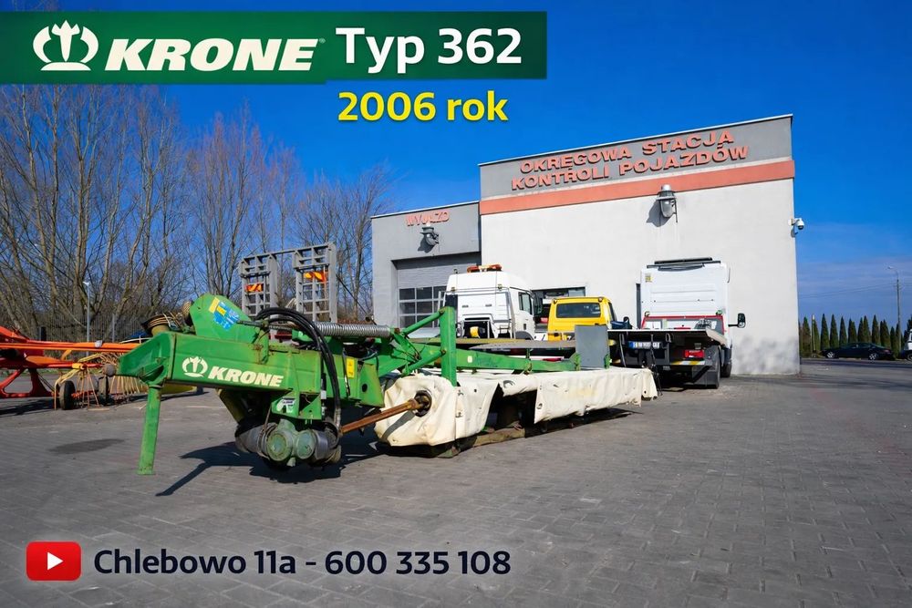 Krone 362  POSIADAM WIELE MASZYN PRASA CIĄGNIK ROZRZUTNIK  Zapraszam  FILM Gotowa do pracy Zapraszam Posiadam wiele Maszyn