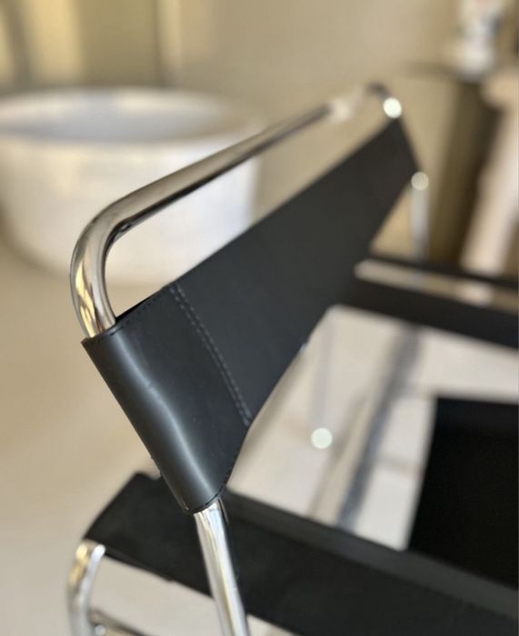 Fotel Krzesło Chair Wassily Nowy Wysoka Jakość Bauhaus Stalowy