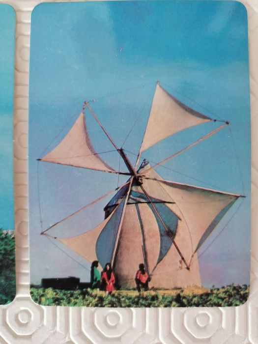 Conjunto de 6 calendários de moinhos, edição de 1985