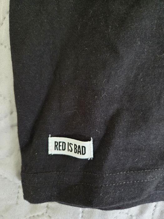 Koszulka Red is Bad rozm. L, czarna.