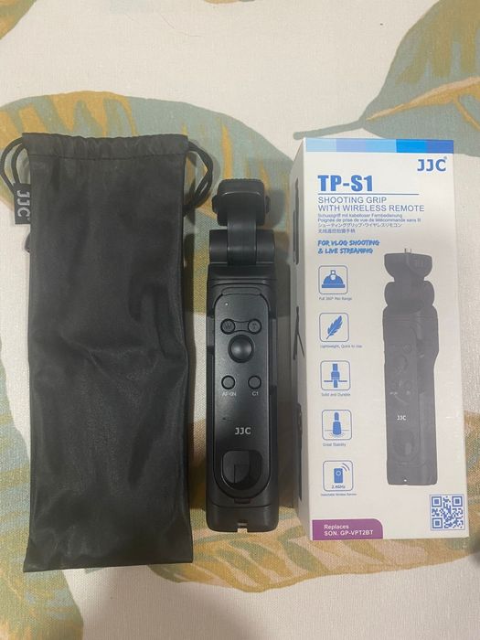 JJC Punho com Telecomando Sem Fio TP-S1 (Sony GP-VPT2BT)