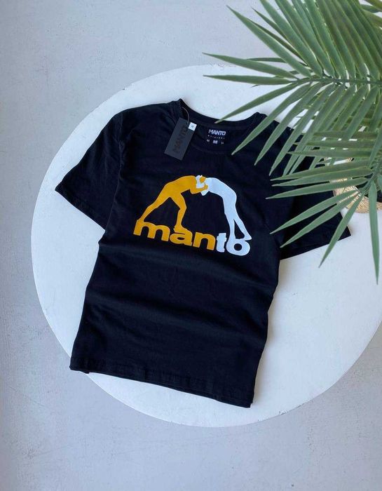 Футболка Manto Logo / Чоловіча футболка манто / чорна футболка / манто