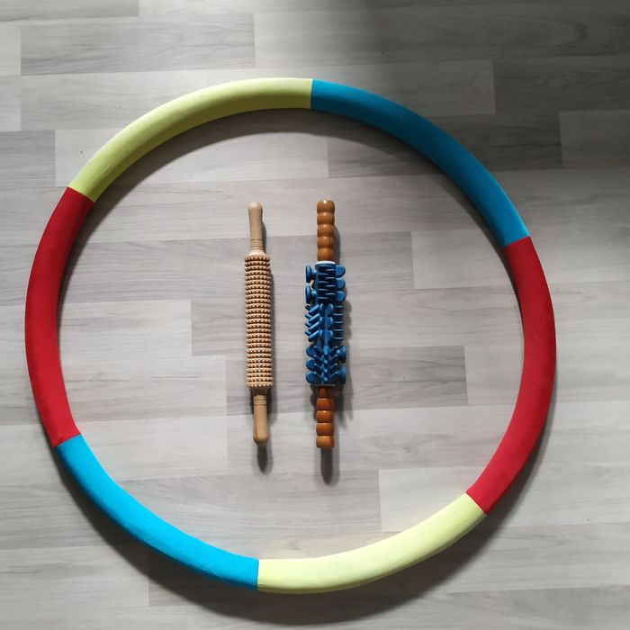 Гантелі .Обруч Здоров'я , йога - мат каучук , килимок камінці массажёр