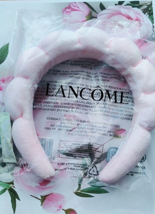 Lancome- różowa opaska