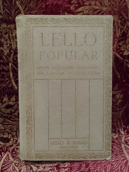 Lello Popular 1952 Novo Dicionário Ilustrado da Lingua Portuguesa