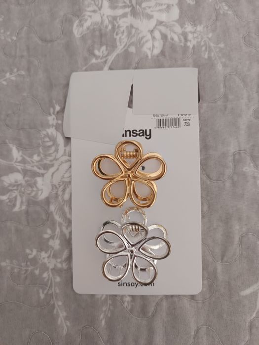 Klamra do włosów kwiat komplet spinki hit viral style new hot Basic must have retro vintage