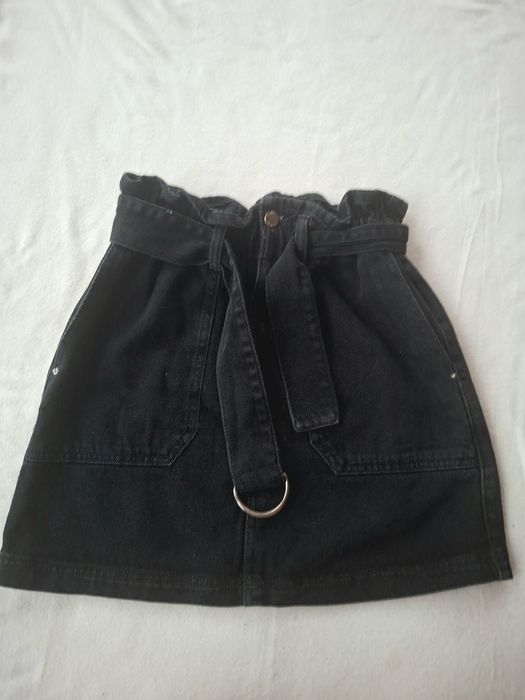 Spódniczka jeansowa czarna Denim Co  roz. 36 bawełna 100%