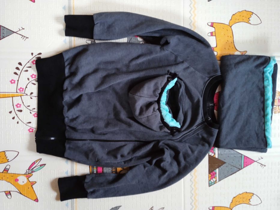 Bluza greyse do chustonoszenia, do noszenia dziecka w chuście, nosidle