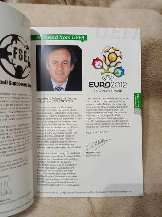 Fanguide euro2012. Wspaniały kolekcjonerski dodatek. Nowy