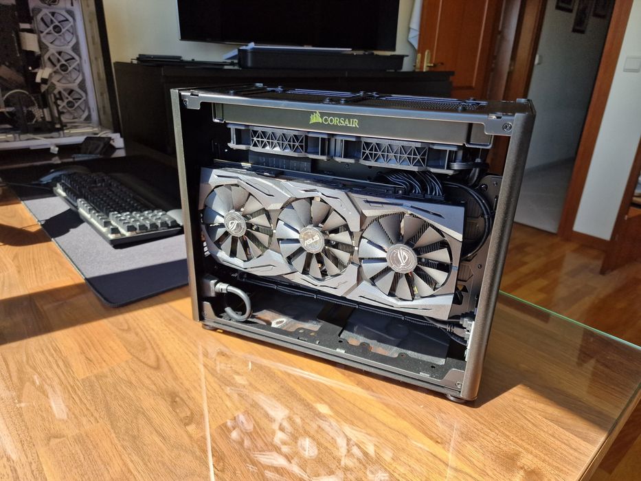 Caixa Mini-ITX Jonsbo A4 Black (APENAS CAIXA)