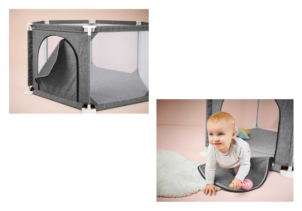 Kojec dla dzieci składany łóżeczko plac zabaw suchy basen na piłeczki