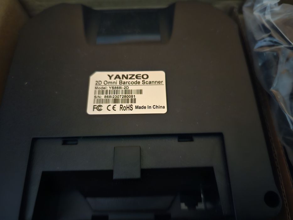 Yanzeo YS868i 2D Barcode Scanner Flatbed Desktop Leitor de código de b