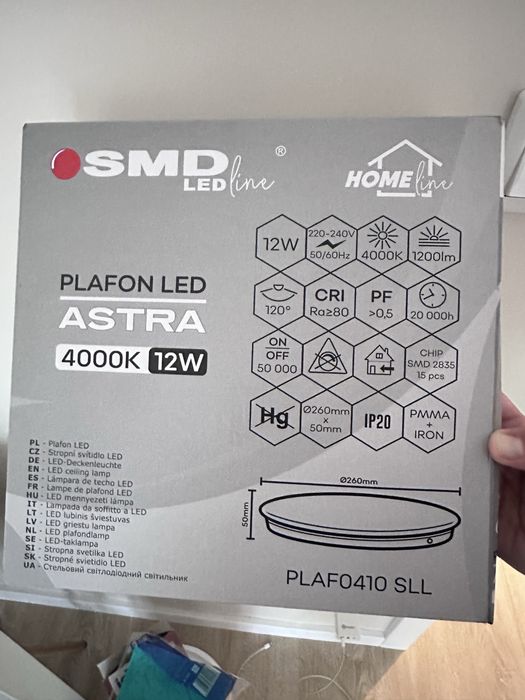 Lampa Plafon led (nowy w folii)