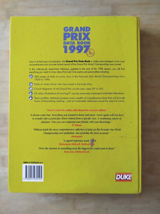 Grand Prix Data Book 1997
