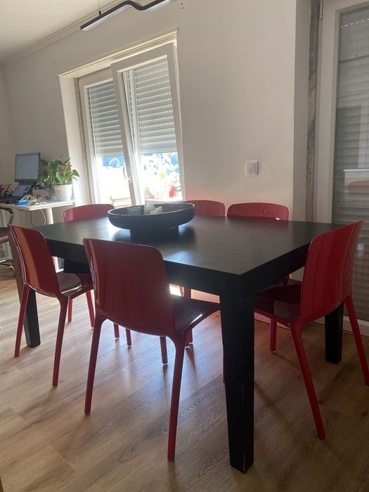Mesa extensivel jantar sala 1,65(2,35)mx largura 98cm- Area