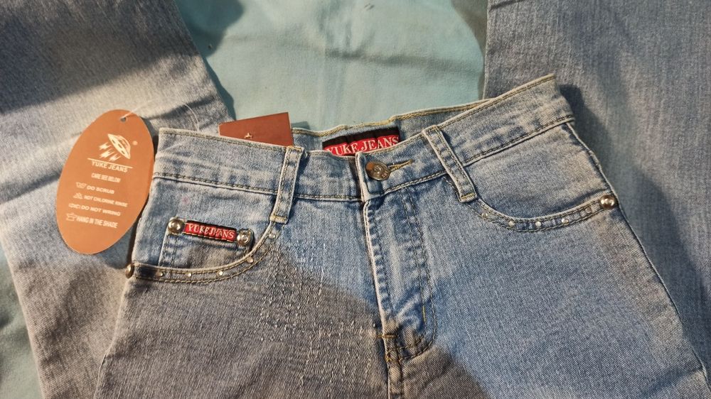 JUKE JEANS 22 spodnie jeansowe długie Blue exclusive edition