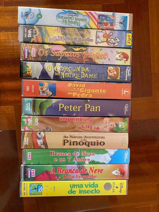 Set of 11x VHS (Classic Animated Movies) | PT | Like New64585320047874120