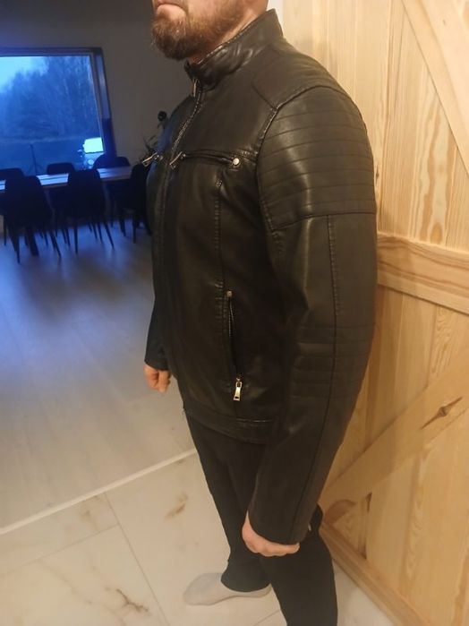 Ramoneska męska czarna rozm.L