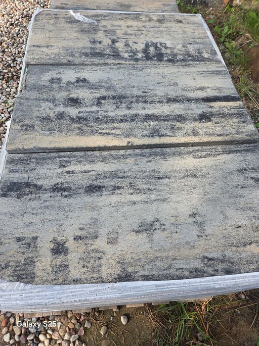 Płyta betonowa, wielkoformatowa 80x40x8 mix-stalowy, gatunek II Okazja !