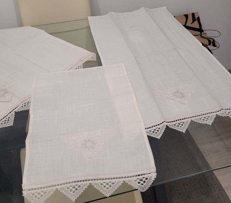 Toalha e panos de linho