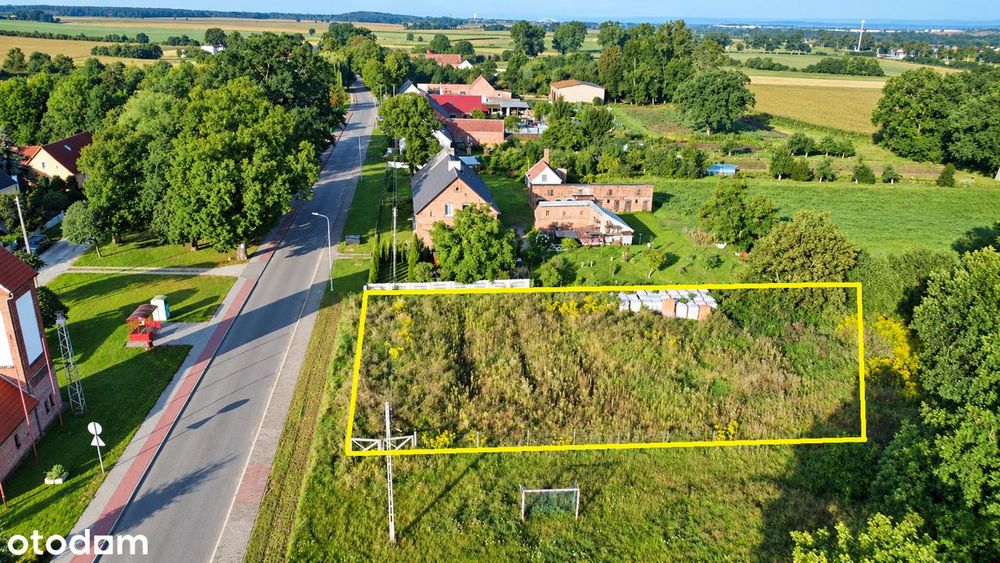 Działka z projektem, pozwoleniem na budowę i materiałami