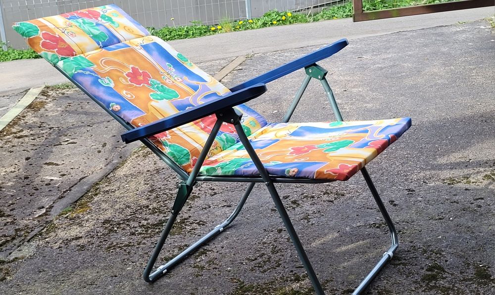 Fotel leżak ogrodowy składany