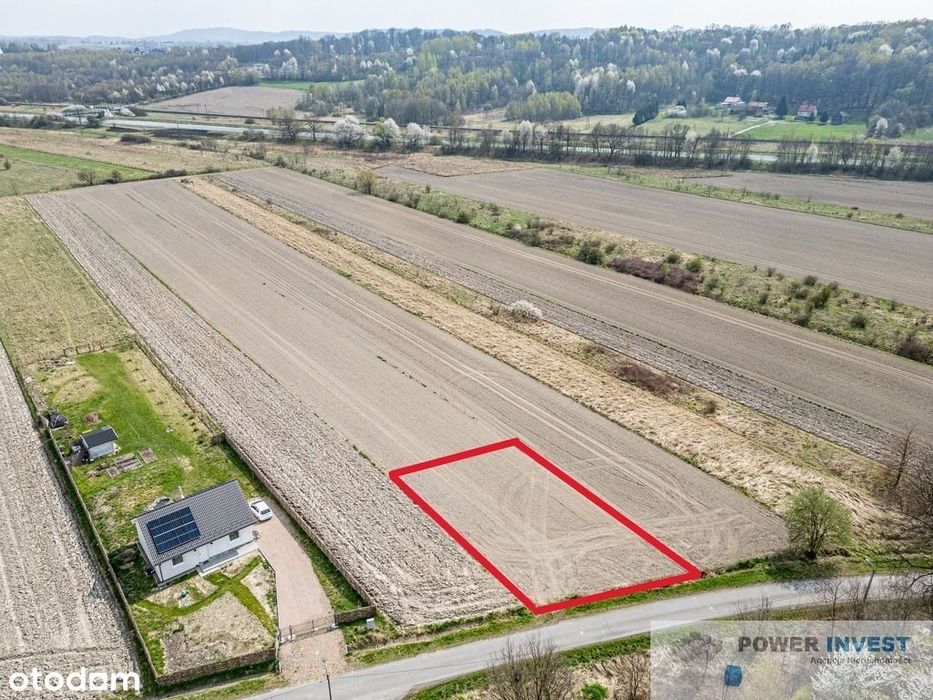 Działka budowlana 800 m² – Kossowa