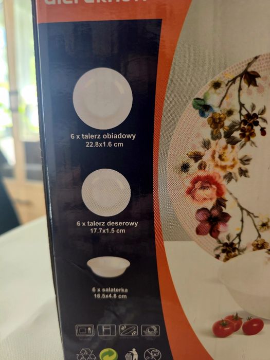 Serwis obiadowy 18 elementów